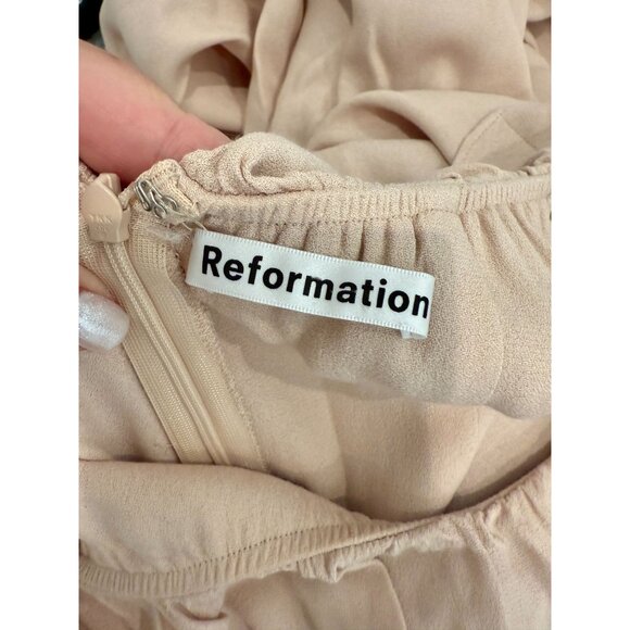 Reformation Verbena Maxi Gown in Blush Pink - Size XS - Picture 10 of 10